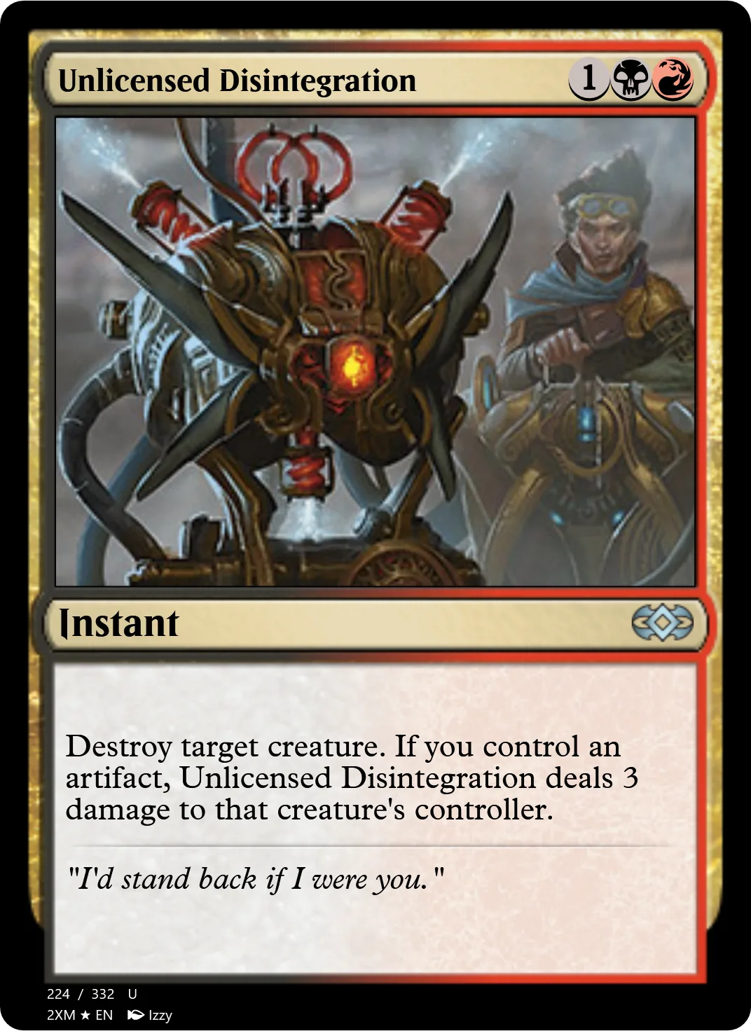 Unlicensed Disintegration
