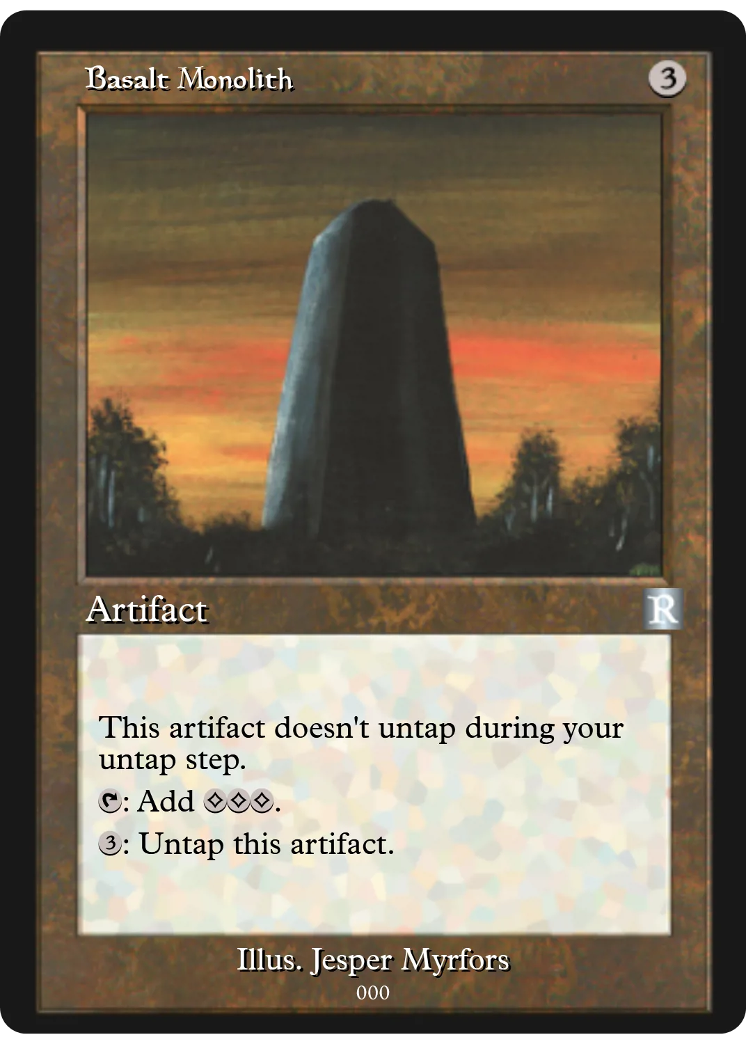 Basalt Monolith