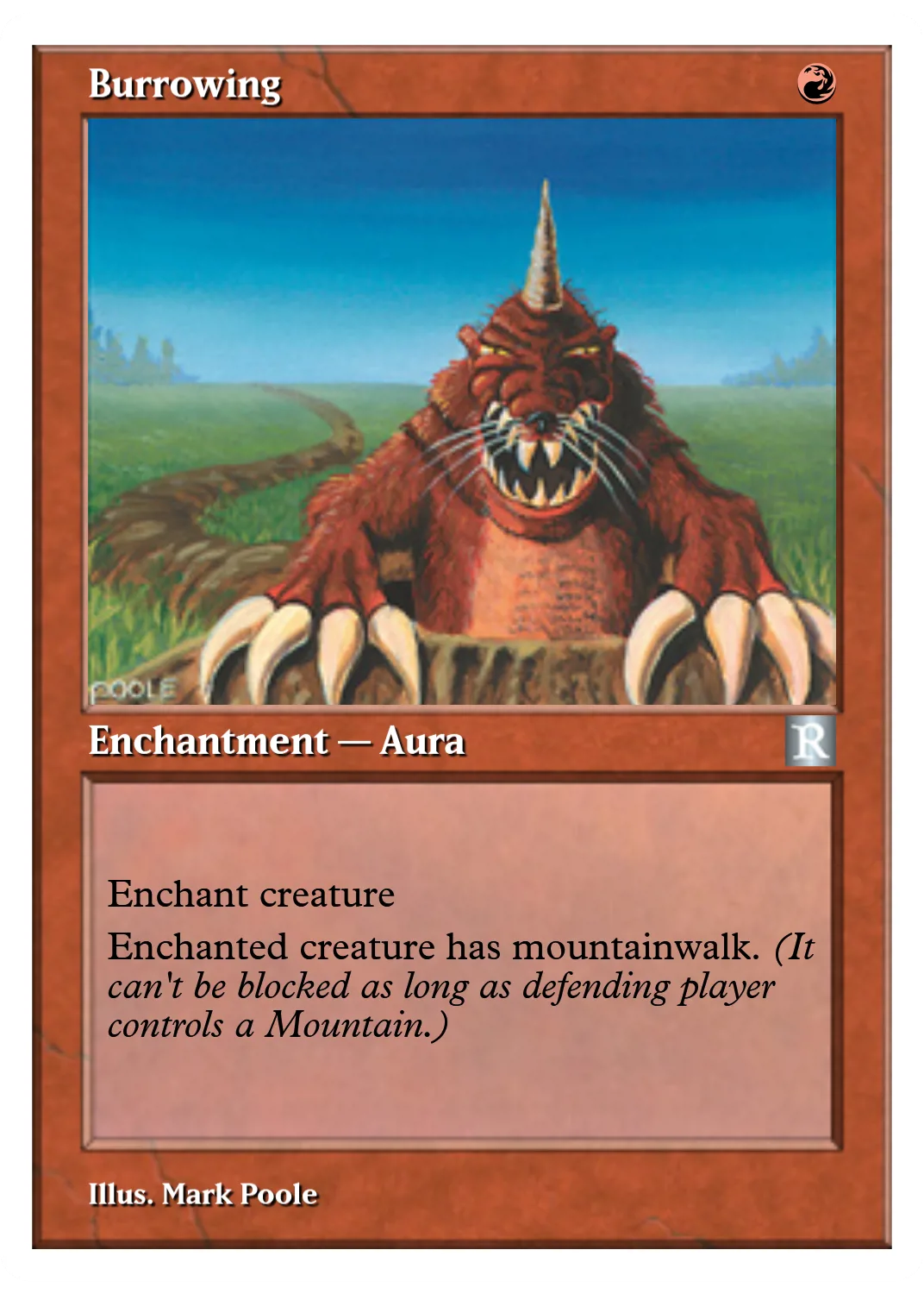 Burrowing