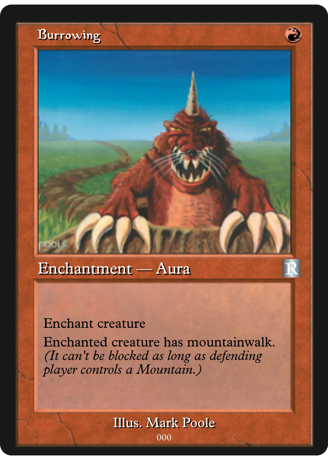 Burrowing