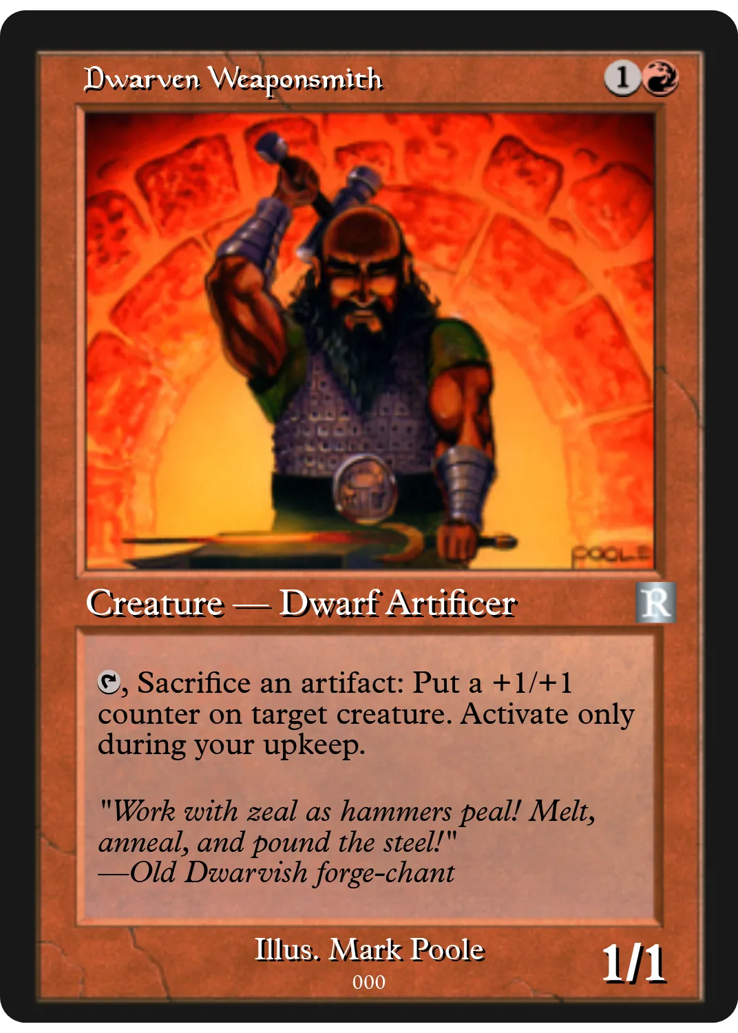 Dwarven Weaponsmith