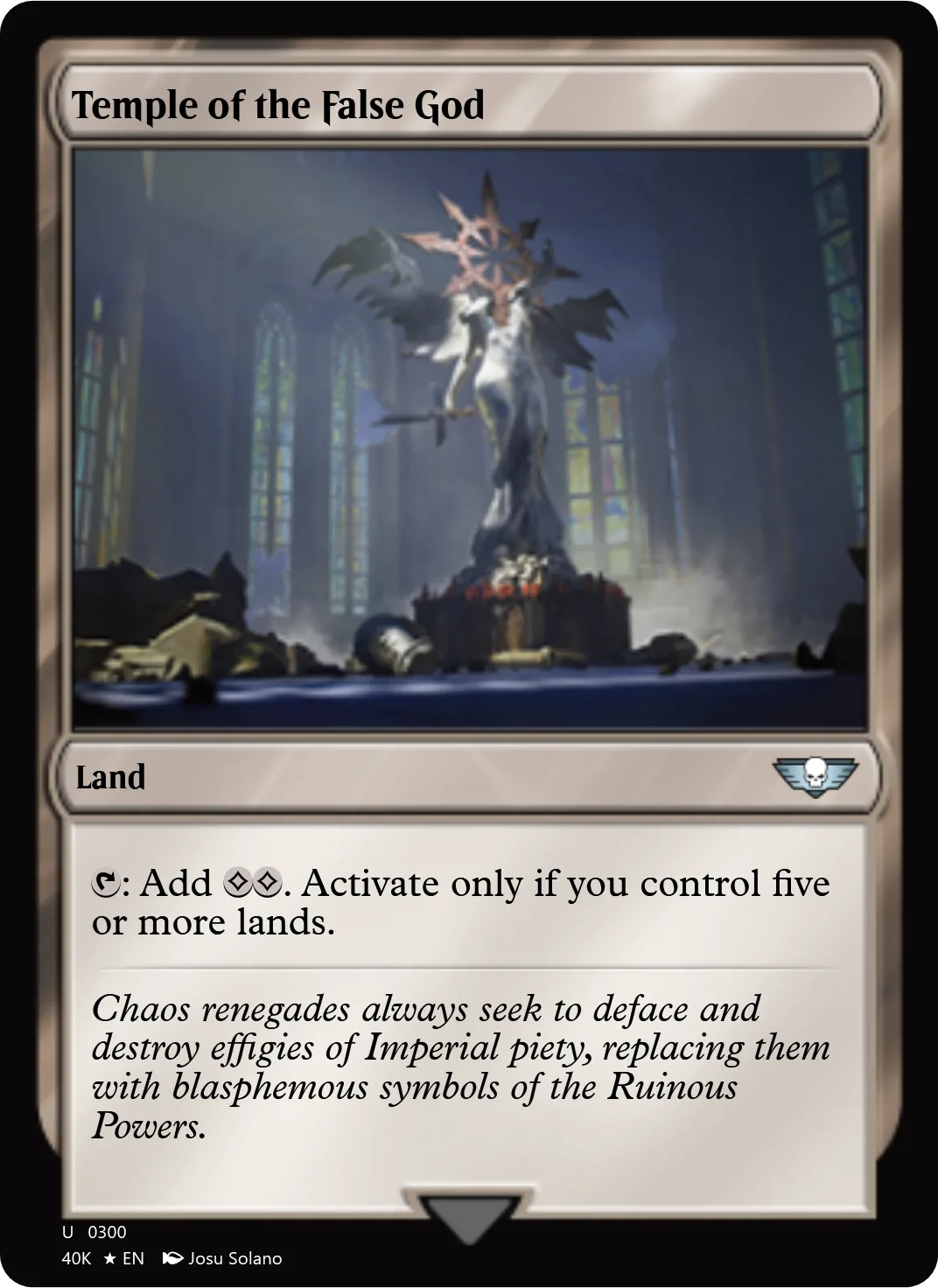 Temple of the False God