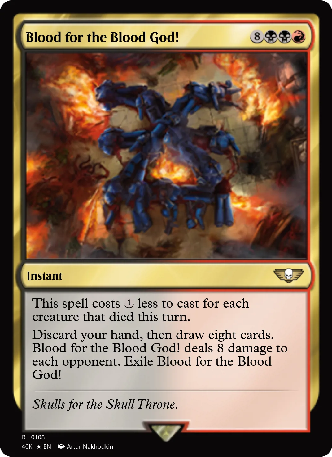 Blood for the Blood God!