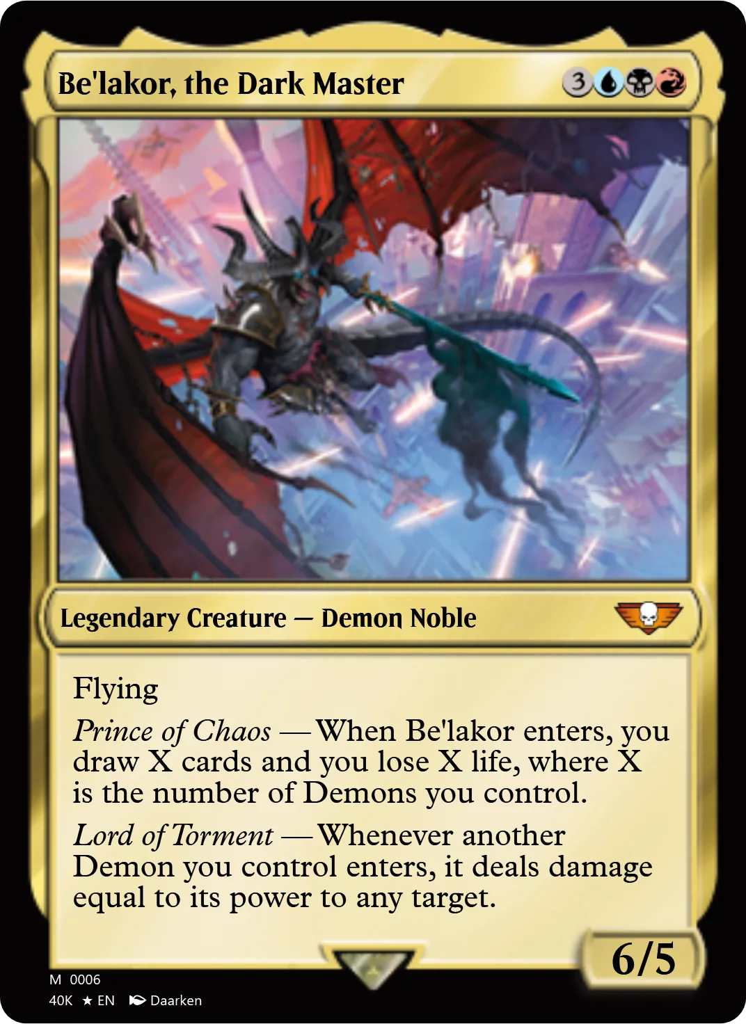 Be'lakor, the Dark Master