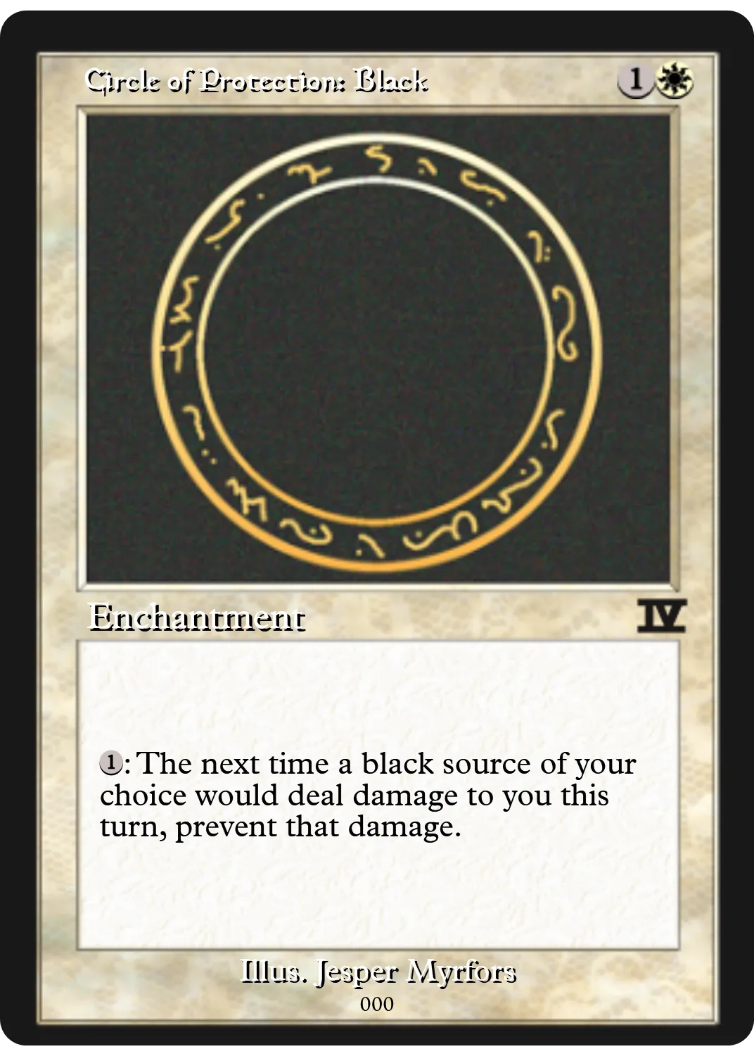 Circle of Protection: Black
