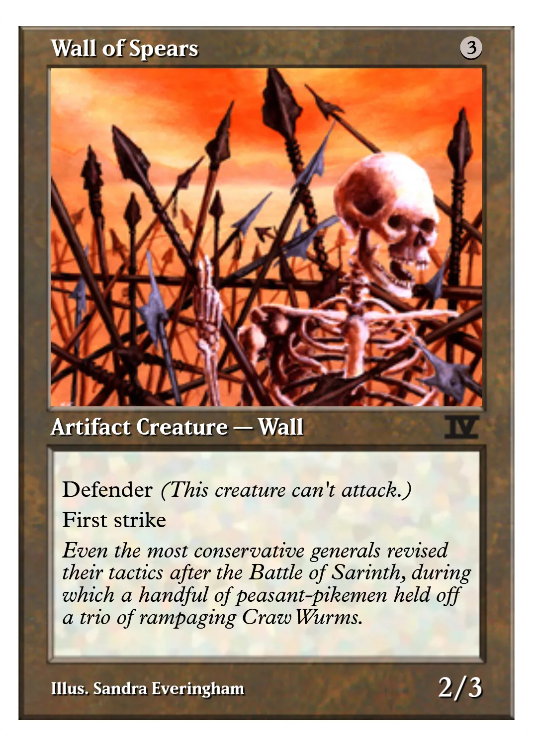 Wall of Spears