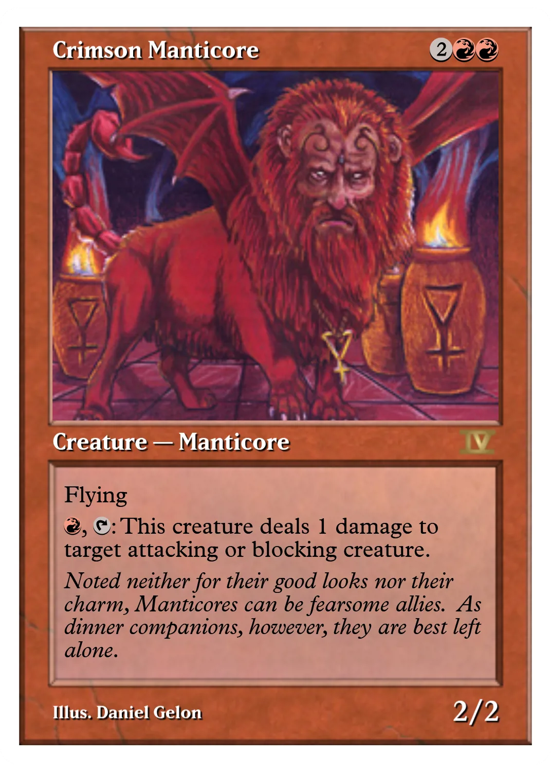 Crimson Manticore