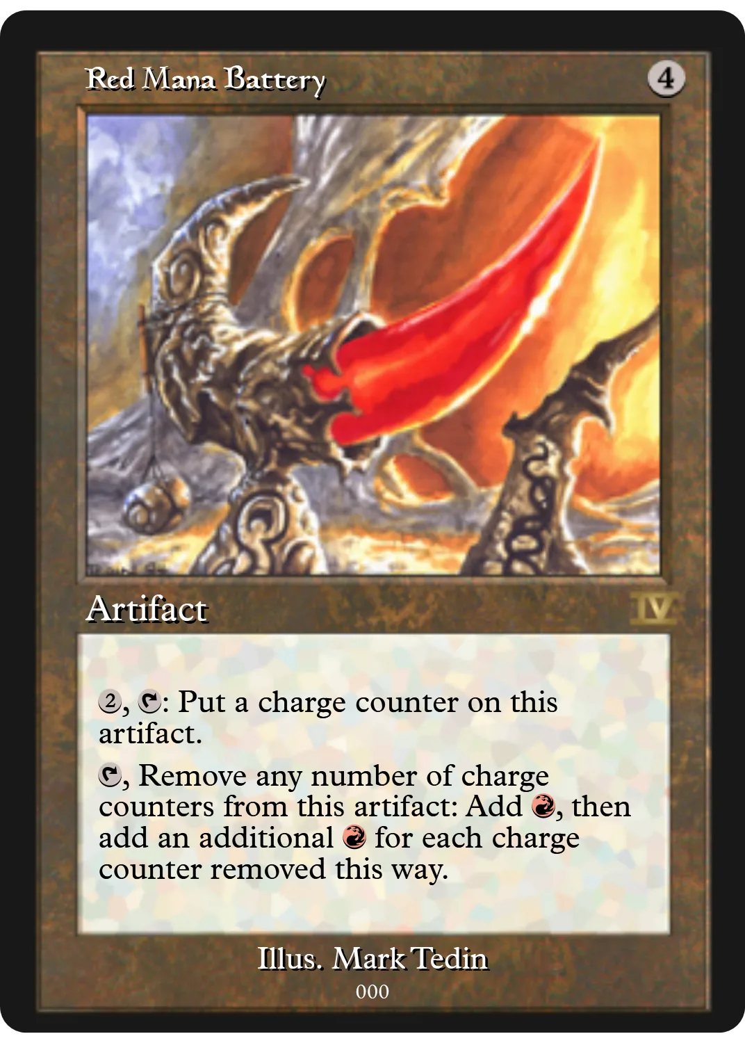 Red Mana Battery