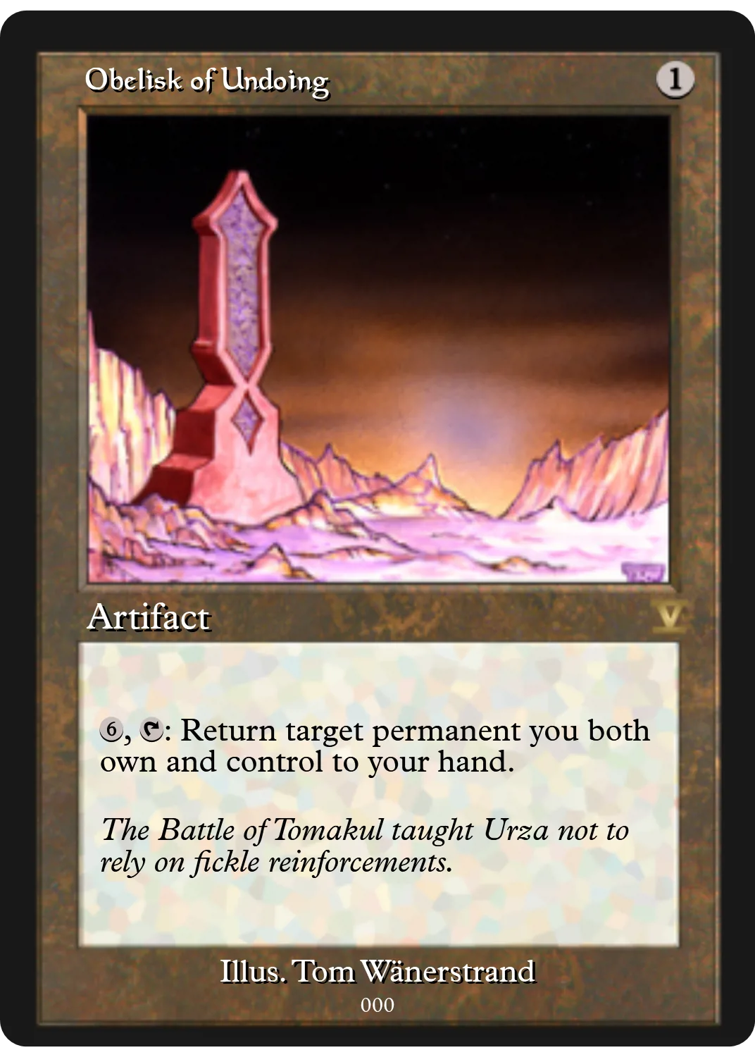 Obelisk of Undoing