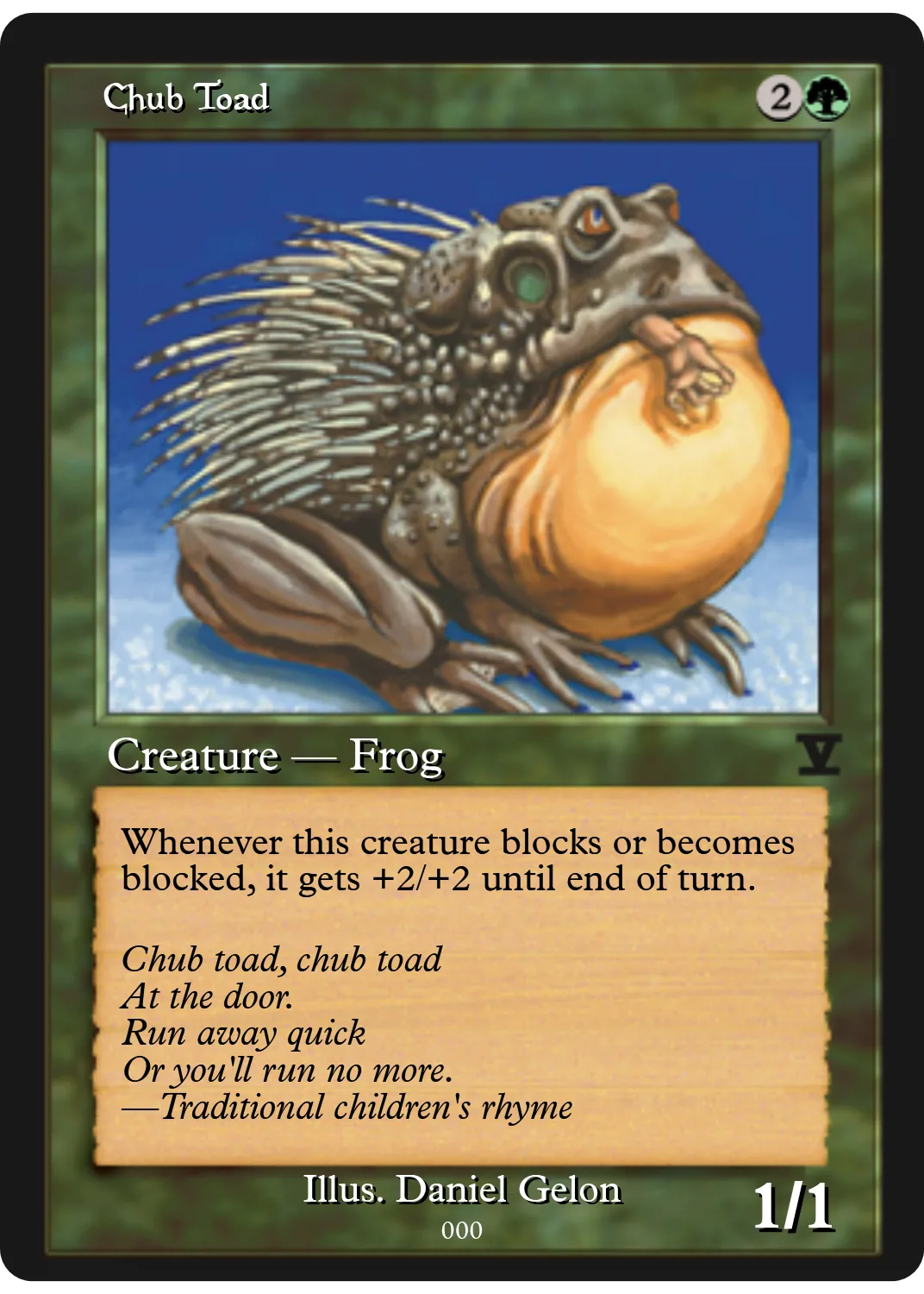 Chub Toad