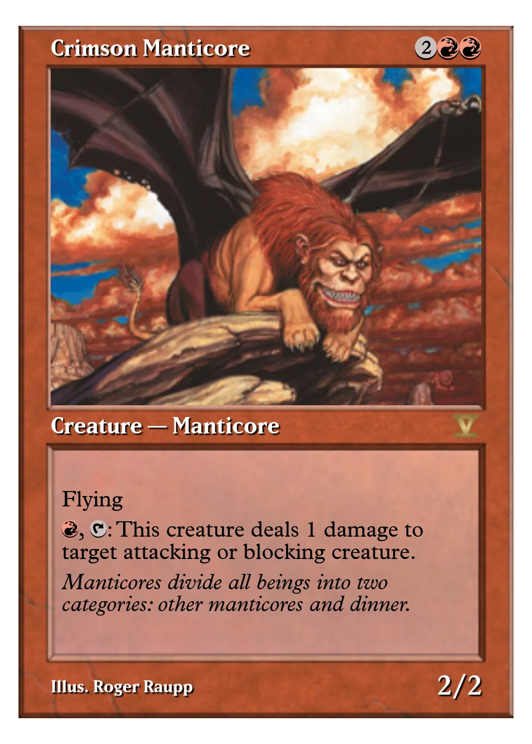 Crimson Manticore