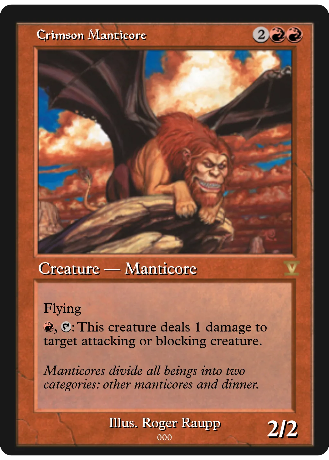 Crimson Manticore