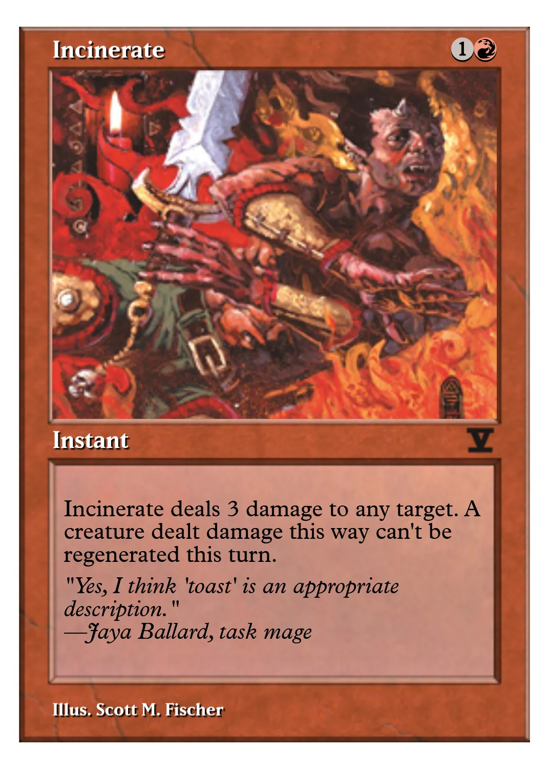 Incinerate