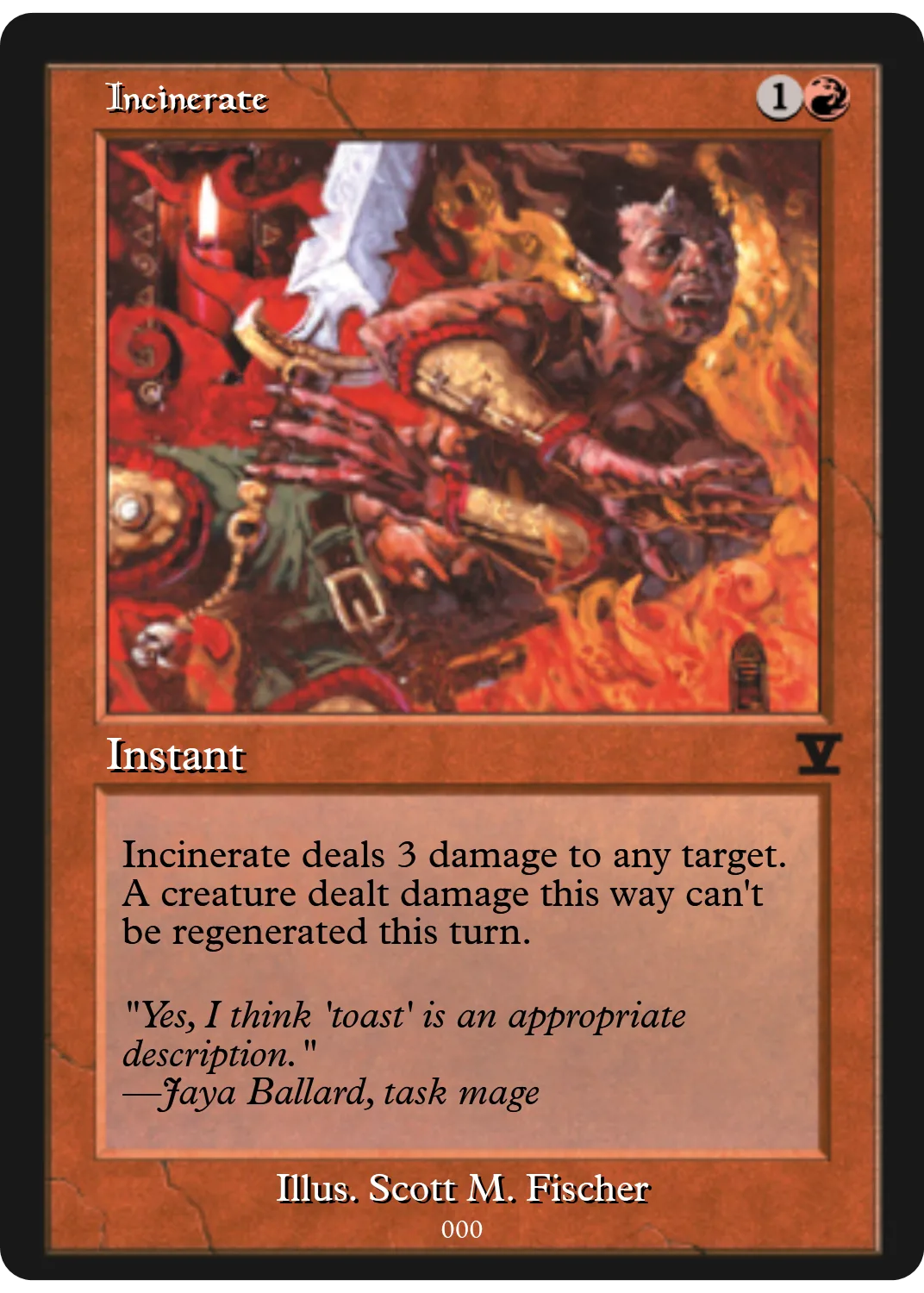 Incinerate