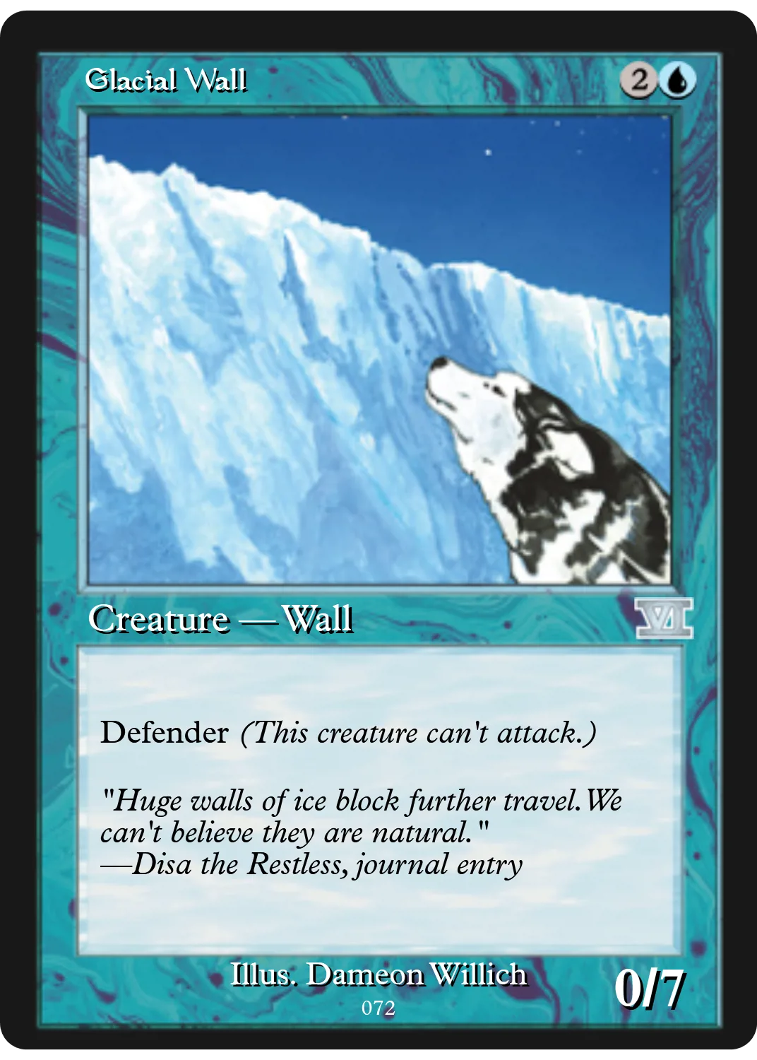 Glacial Wall
