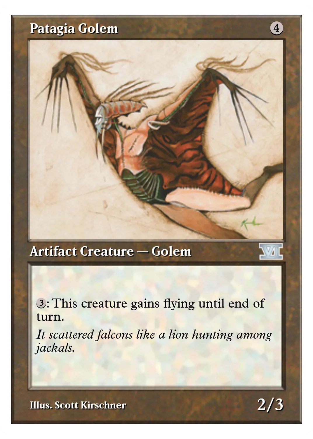 Patagia Golem