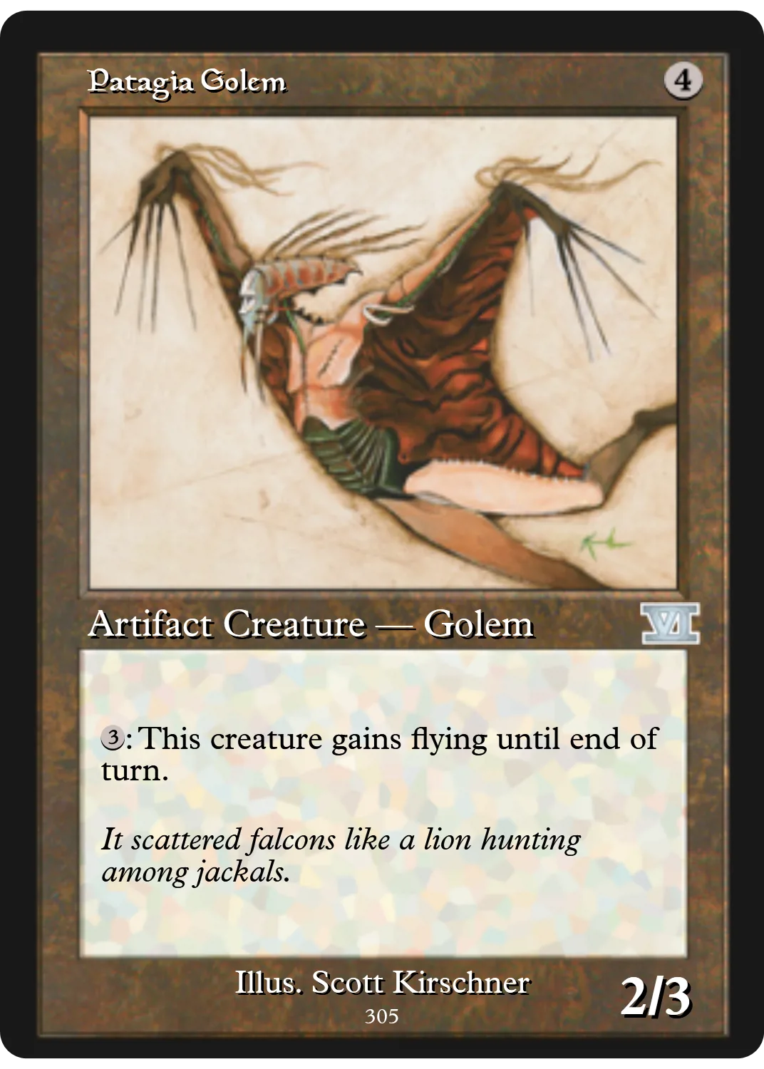 Patagia Golem