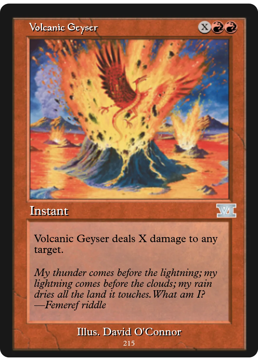 Volcanic Geyser