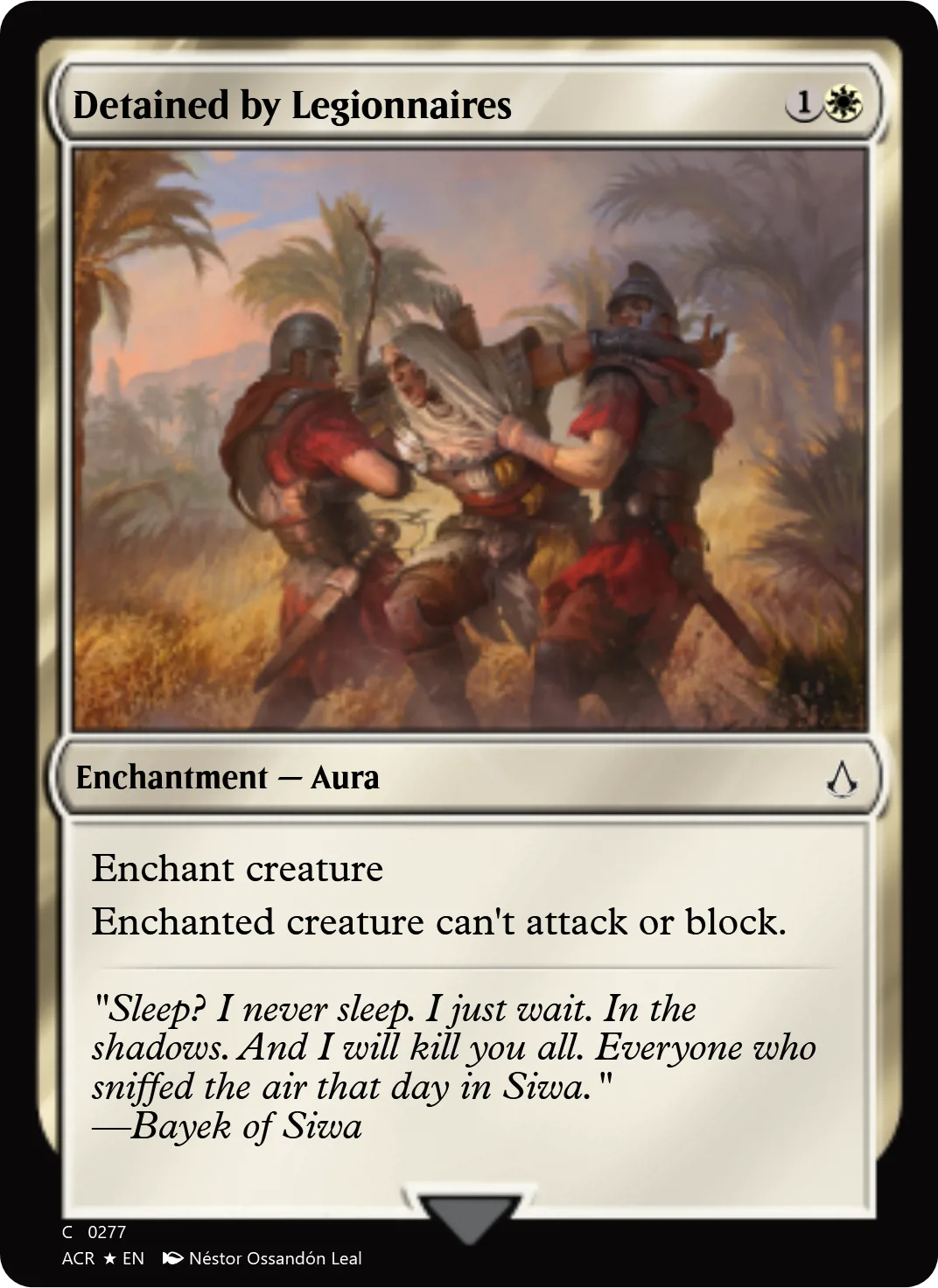 Detained by Legionnaires