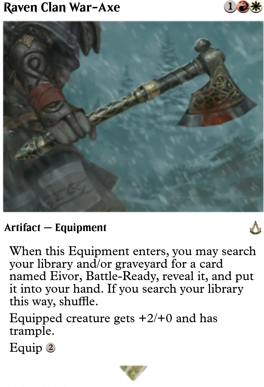 Raven Clan War-Axe
