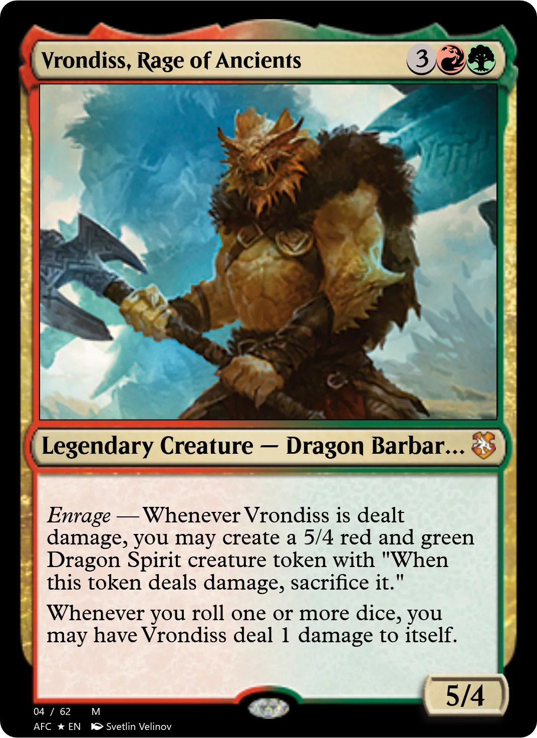 Vrondiss, Rage of Ancients