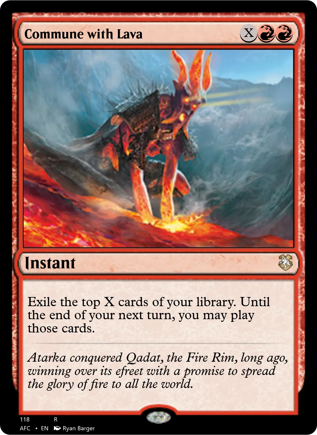 Commune with Lava
