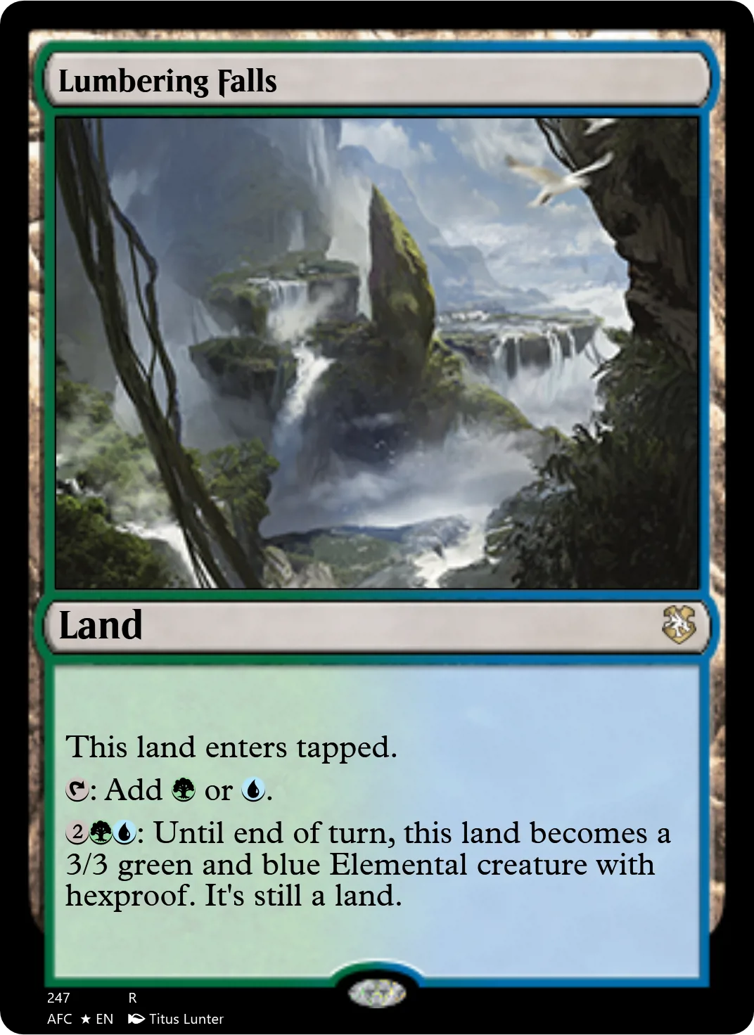 Lumbering Falls