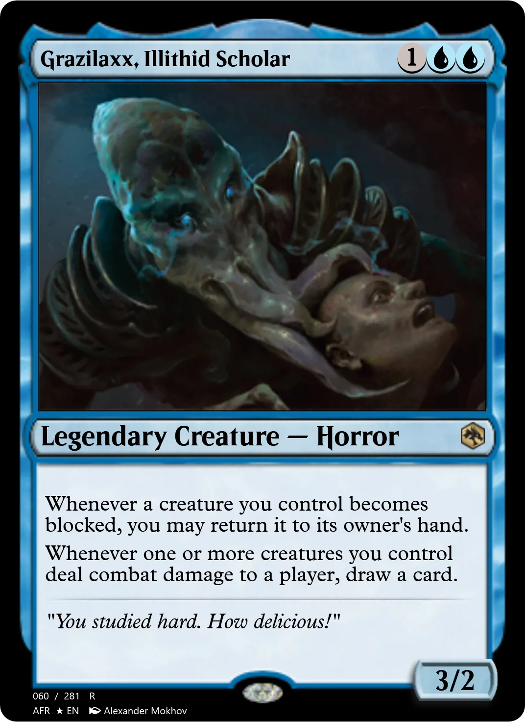 Grazilaxx, Illithid Scholar