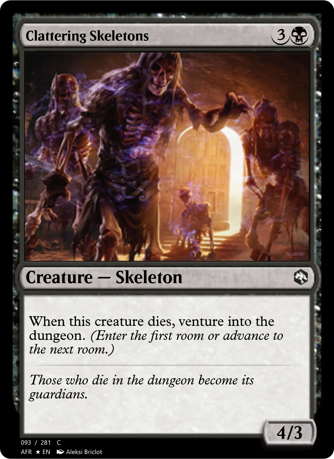 Clattering Skeletons