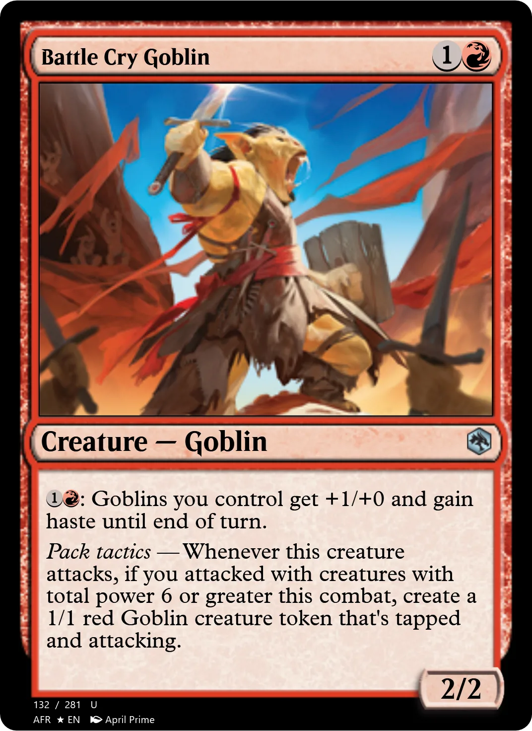 Battle Cry Goblin
