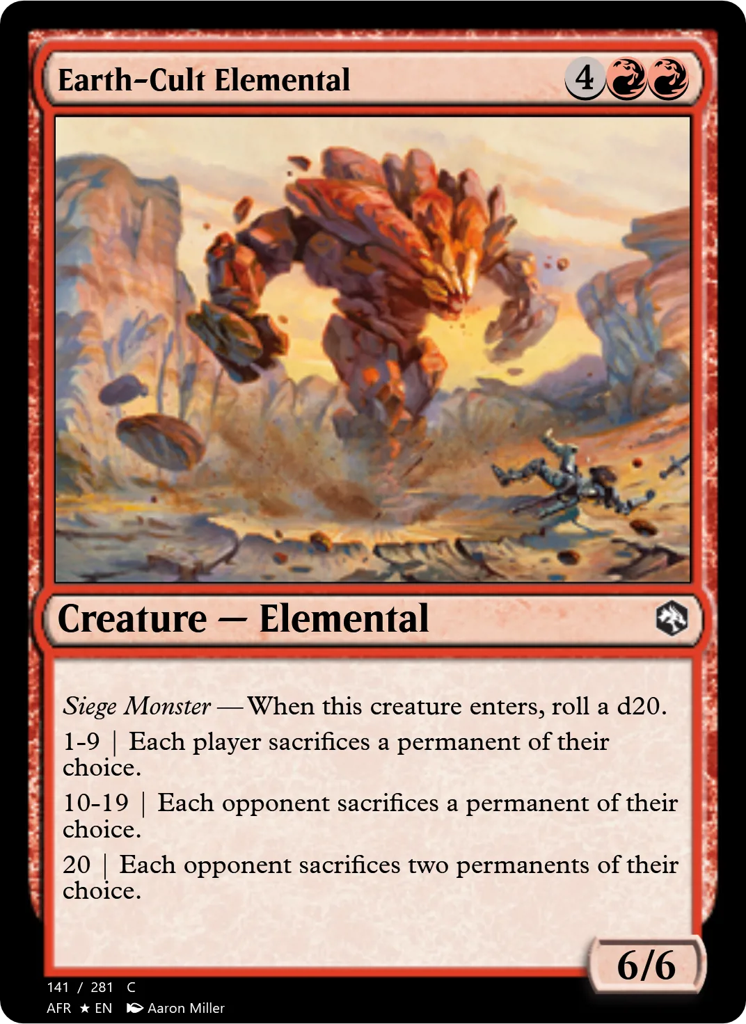 Earth-Cult Elemental