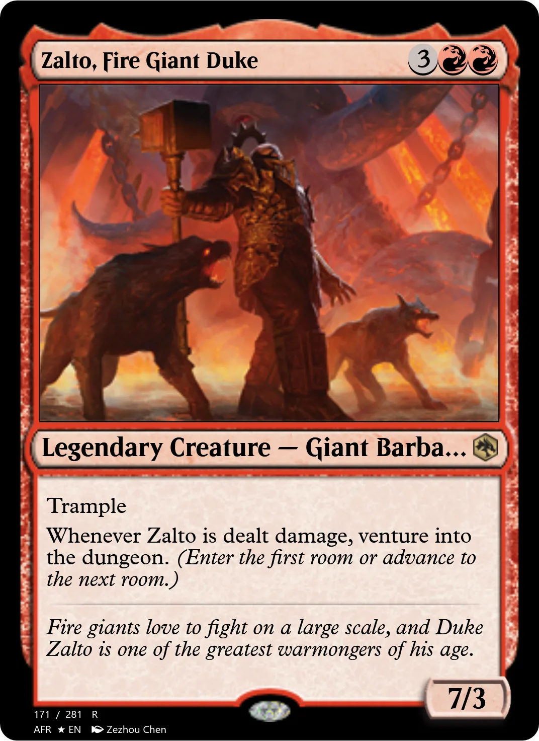 Zalto, Fire Giant Duke