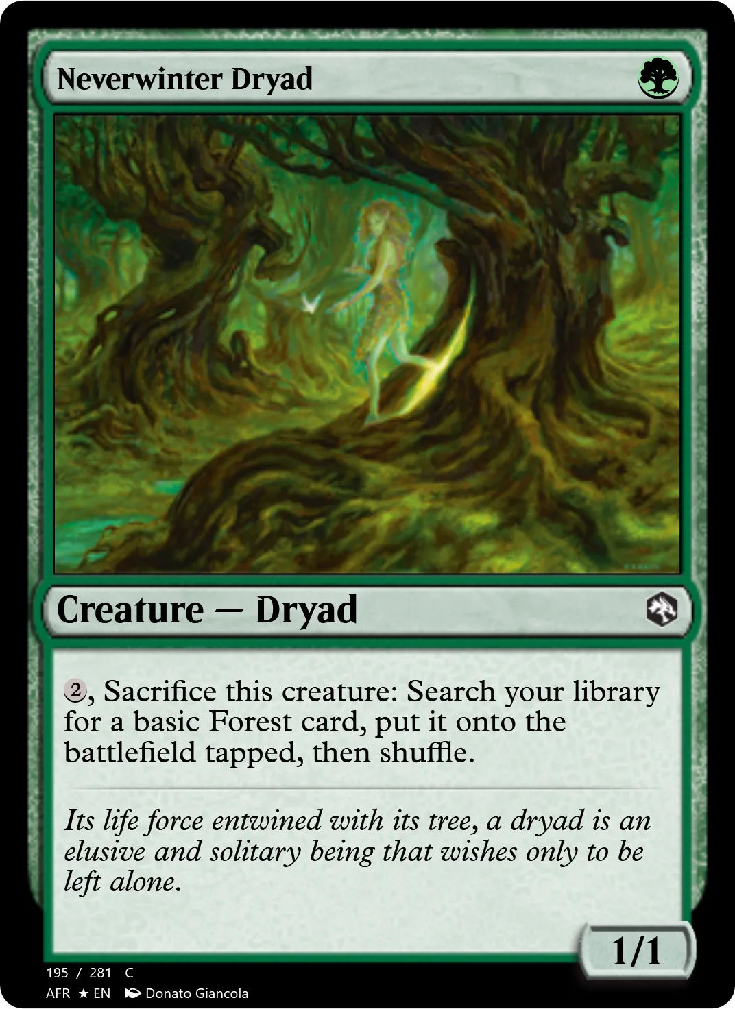 Neverwinter Dryad