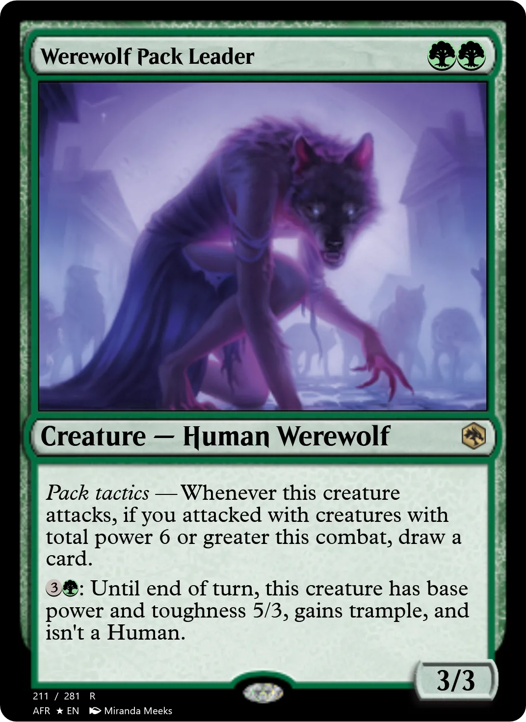 Werewolf Pack Leader