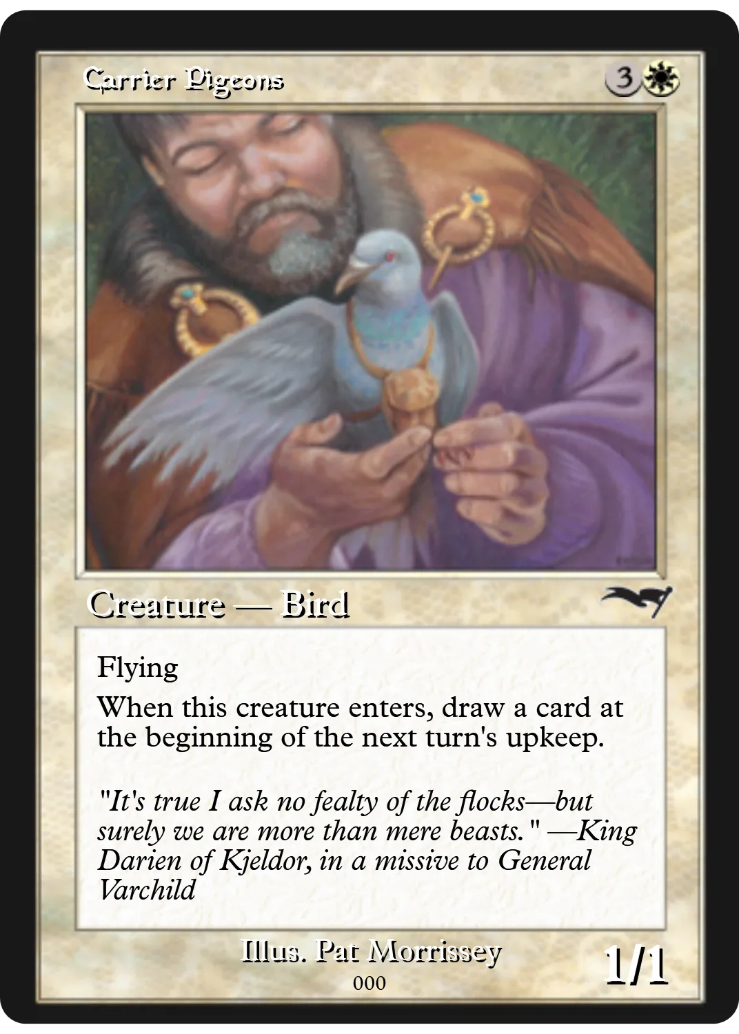 Carrier Pigeons