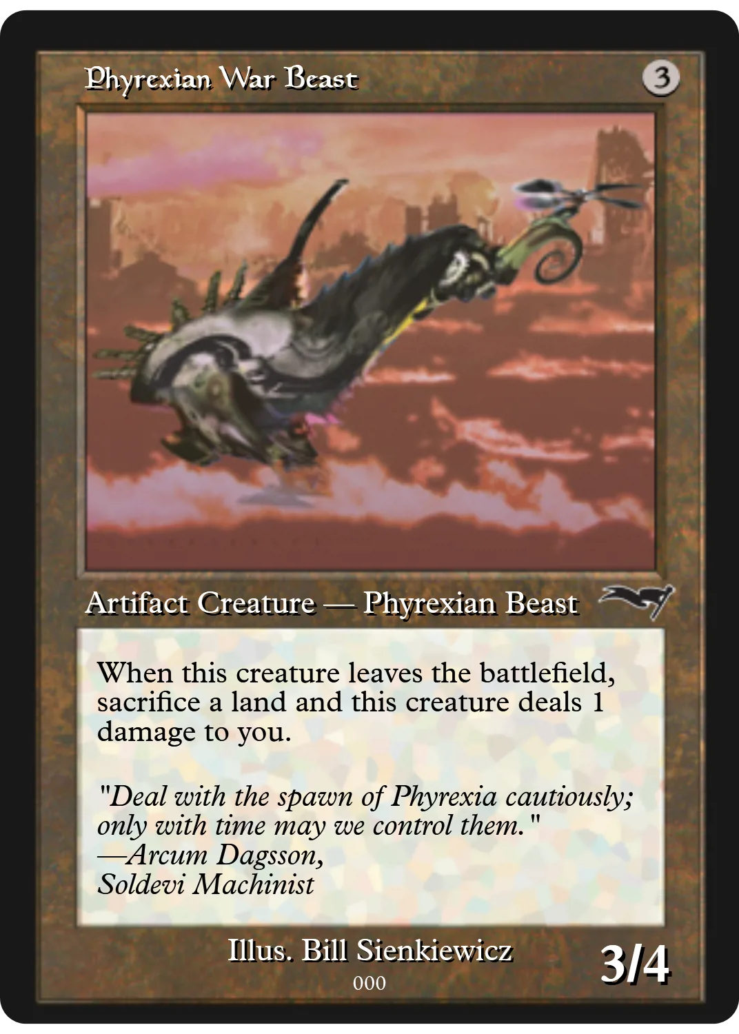 Phyrexian War Beast