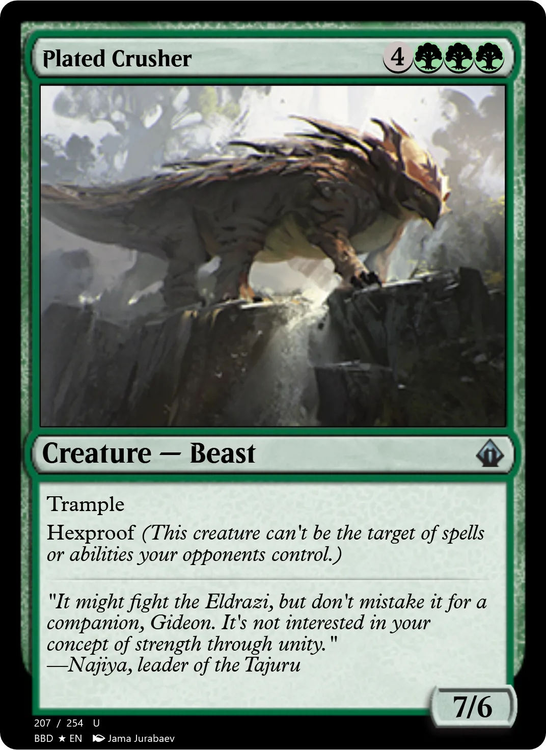 Plated Crusher