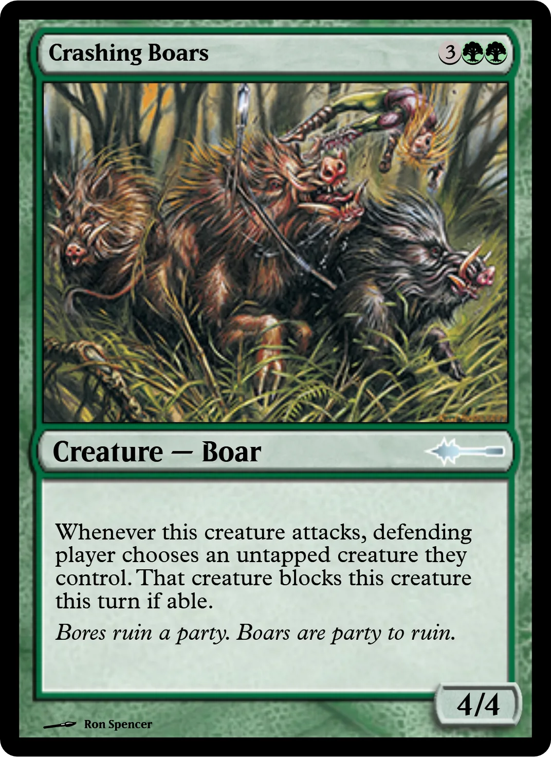 Crashing Boars