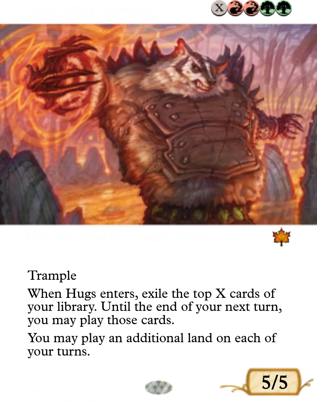 Hugs, Grisly Guardian