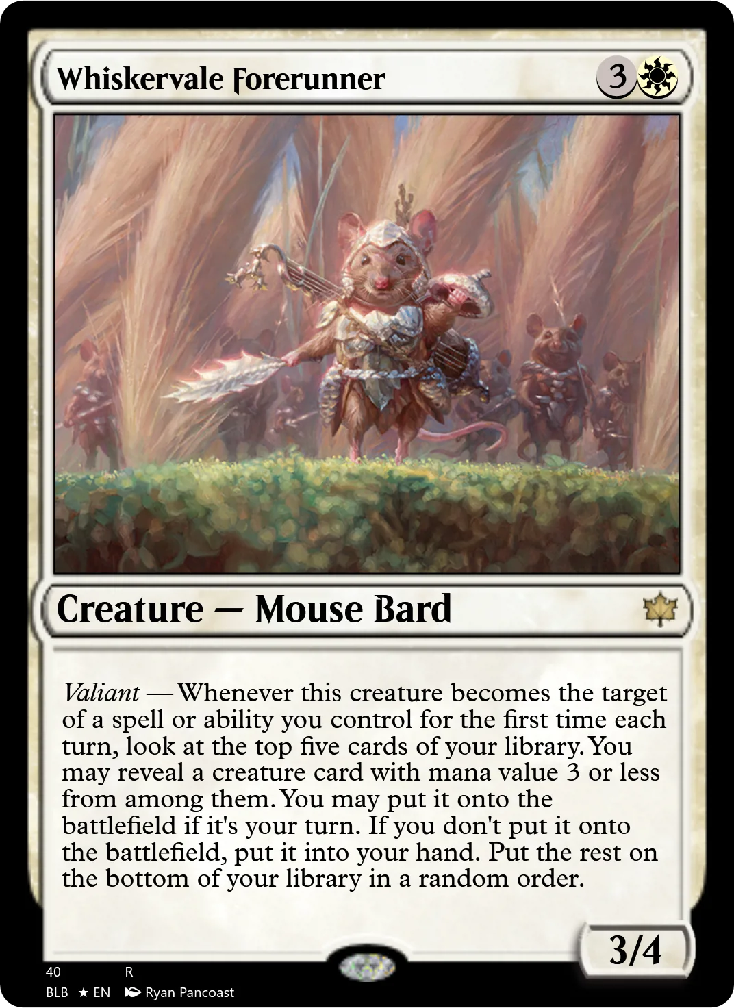 Whiskervale Forerunner