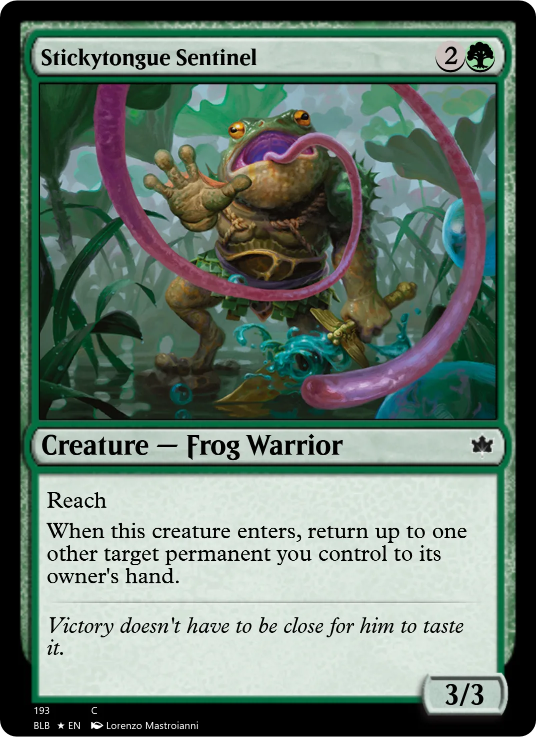 Stickytongue Sentinel