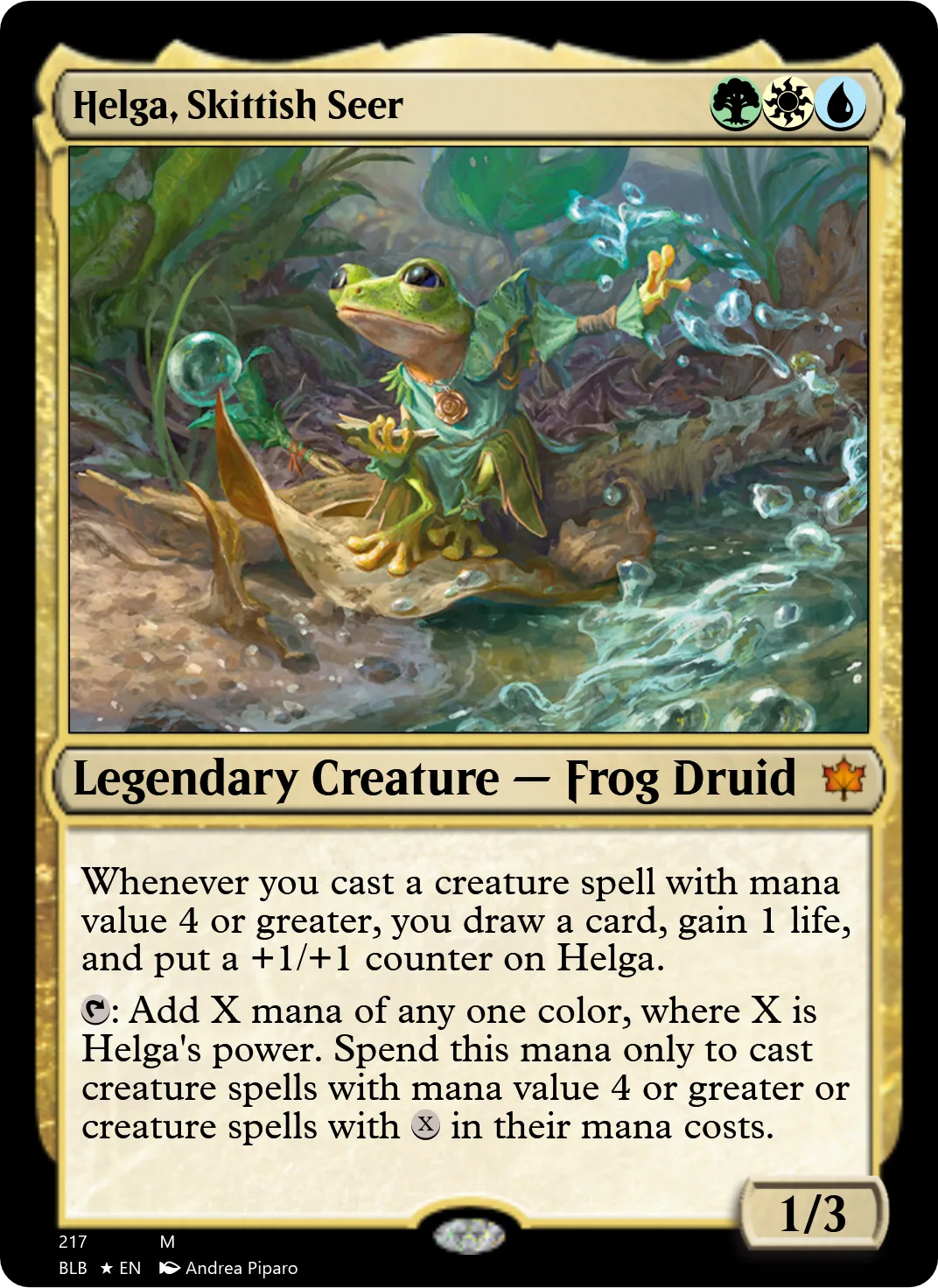 Helga, Skittish Seer