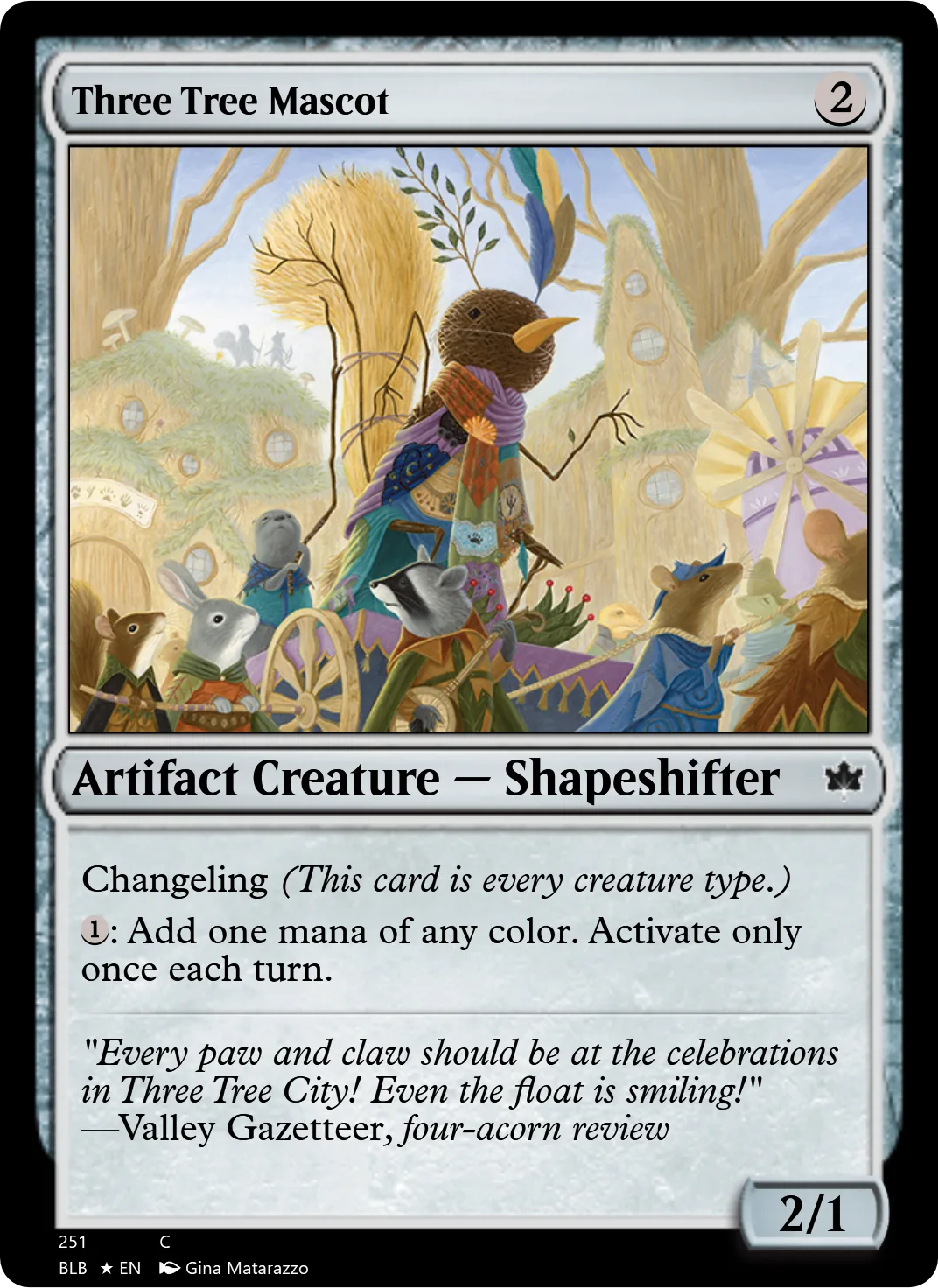Three Tree Mascot