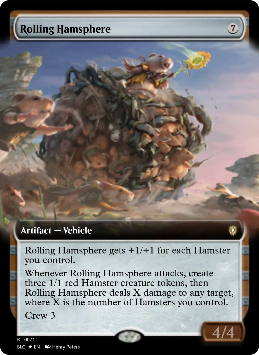 Rolling Hamsphere