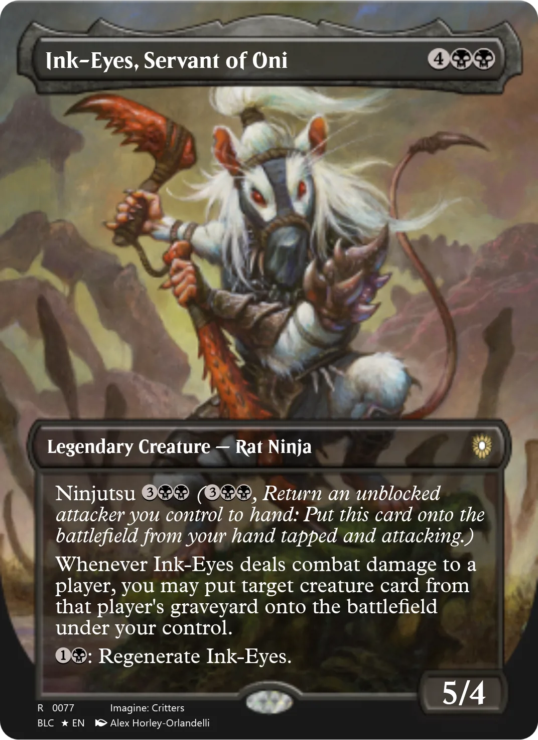 Ink-Eyes, Servant of Oni