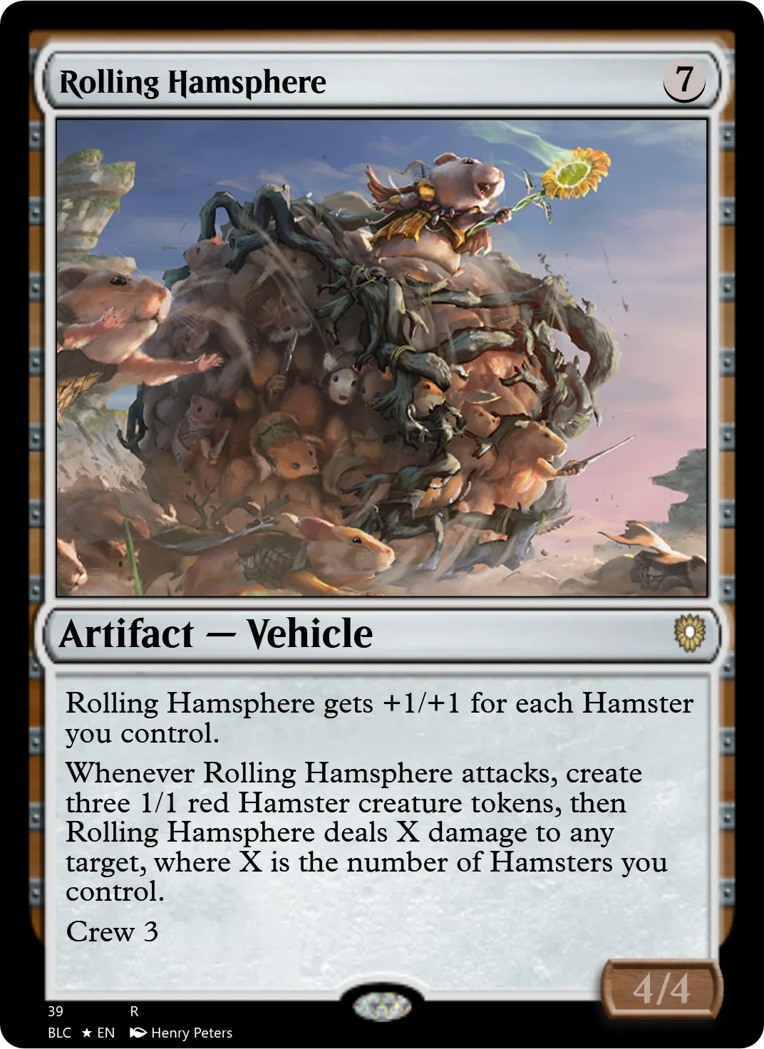 Rolling Hamsphere