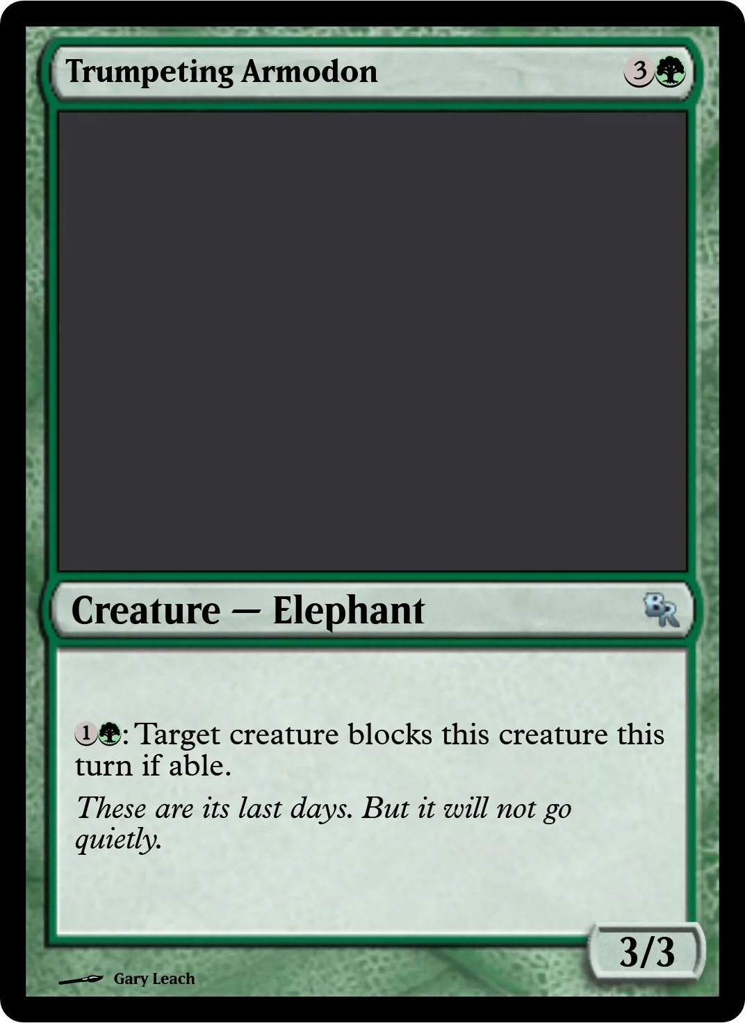 Trumpeting Armodon
