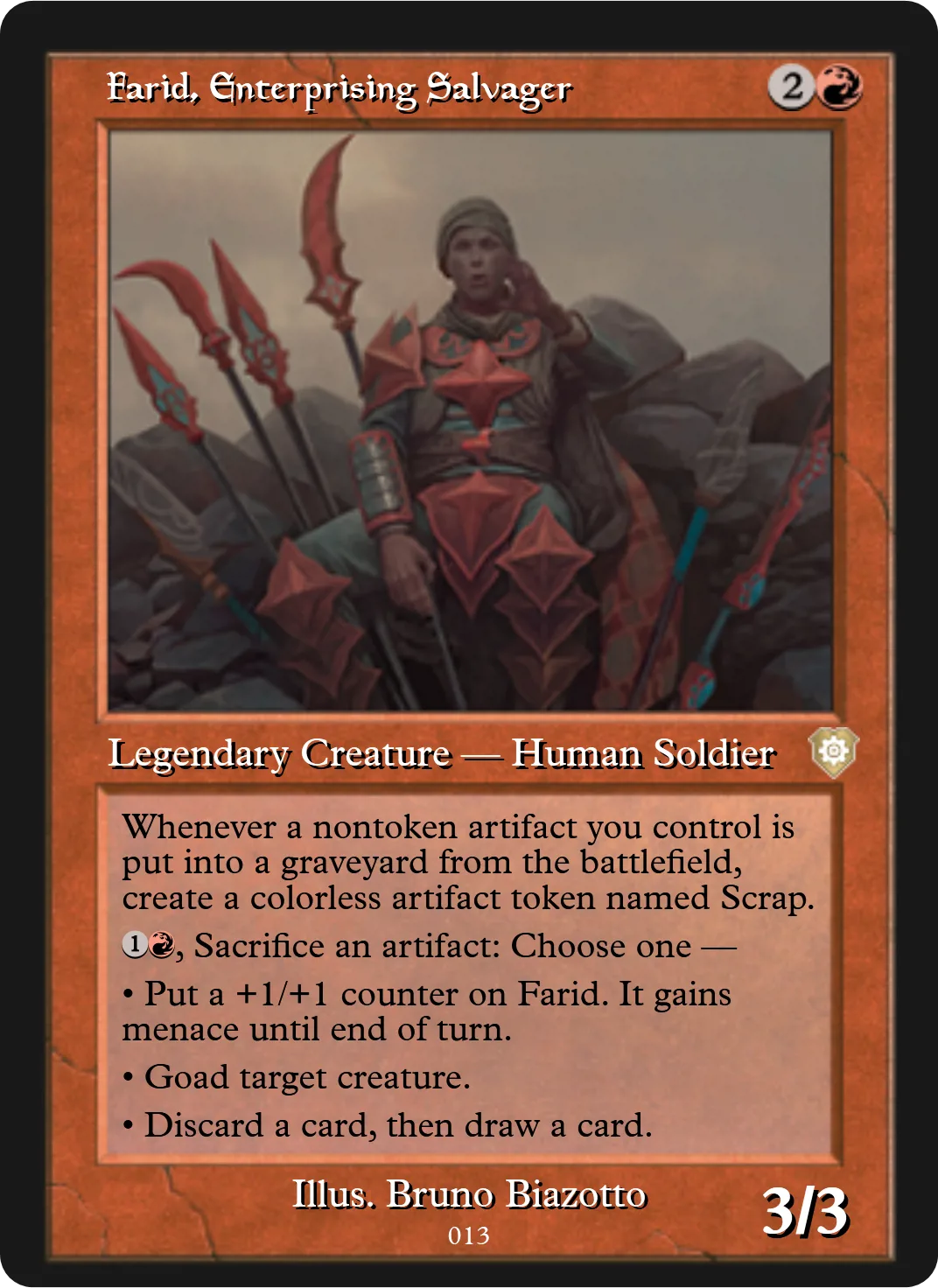 Farid, Enterprising Salvager