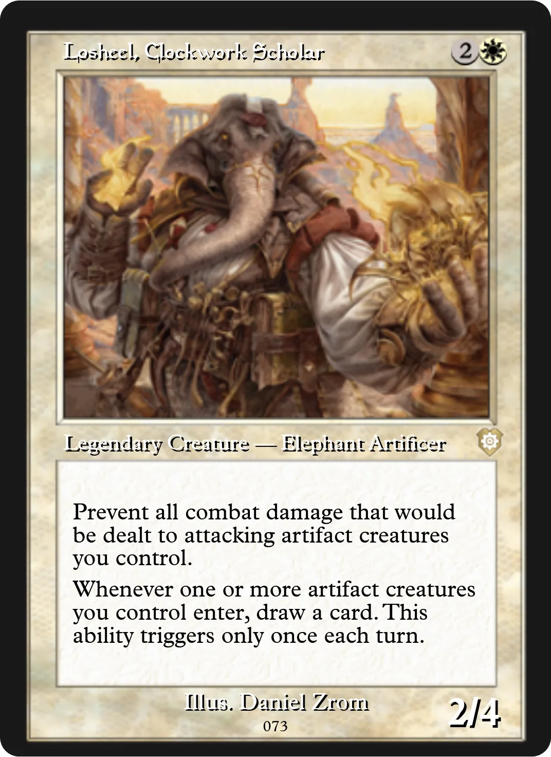 Losheel, Clockwork Scholar