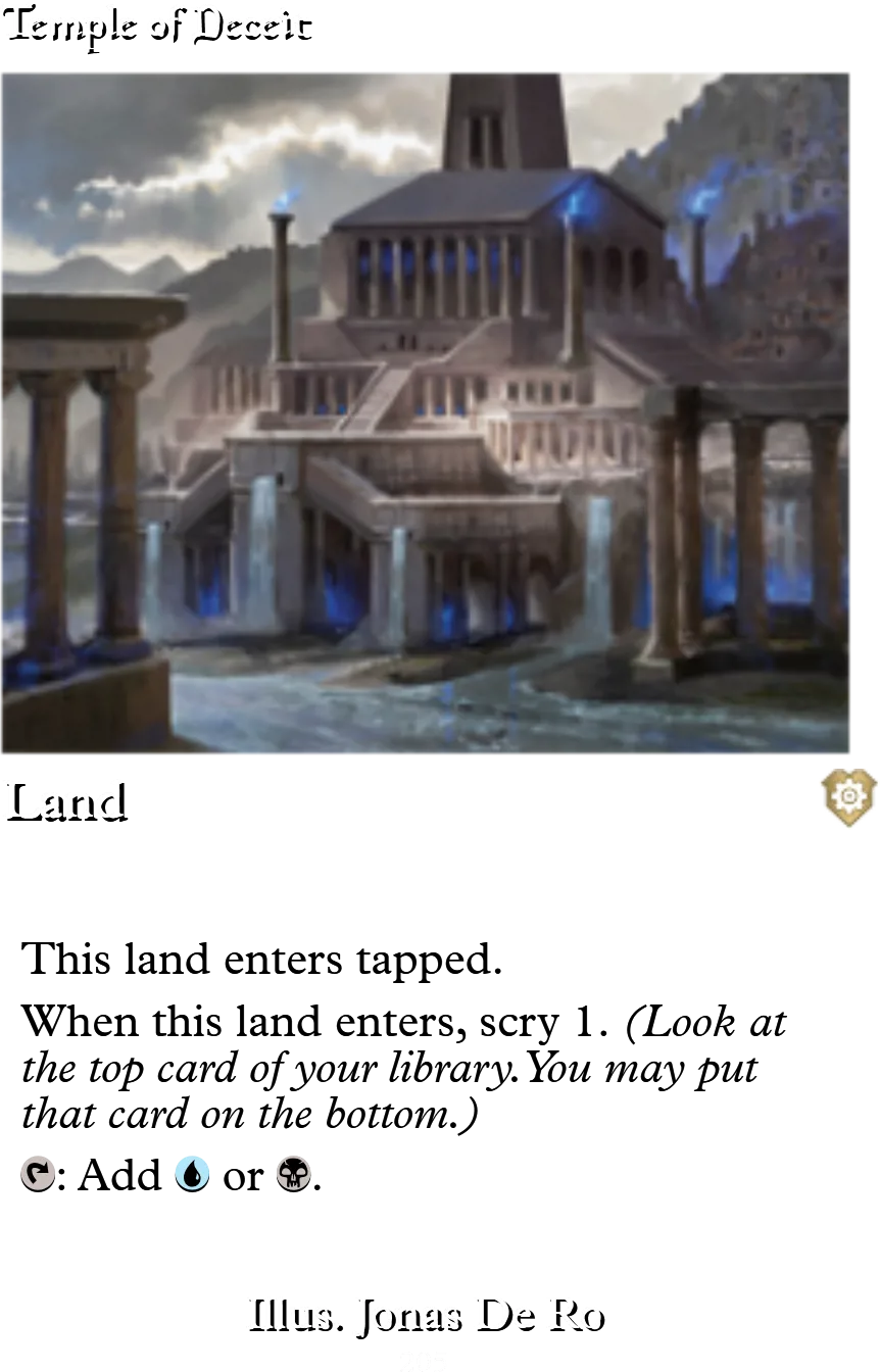 Temple of Deceit